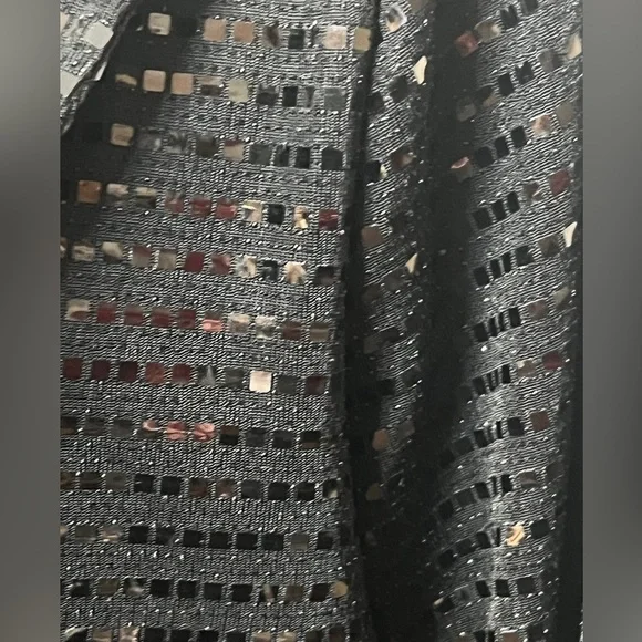Black Sequin Blazer - Picture 4 of 5